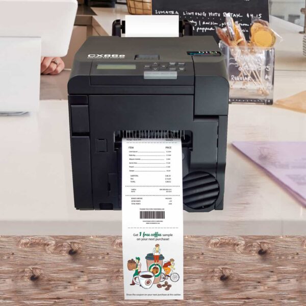 CX86 CMY Label and Tag 86mm w/ Cutter